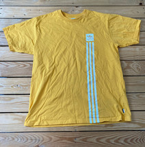 adidas Men’s short sleeve t shirt Size L Yellow N5 - £11.30 GBP