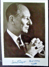 John Gielgud (Hand Sign Autograph Photo Card) Classic British Actor - £468.40 GBP