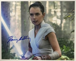 Daisy Ridley Signed Autographed &quot;Star Wars&quot; Glossy 8x10 Photo #2 - £63.70 GBP