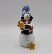 Midwest of Cannon Falls Sandy Gore Evans Forever Friends Snowman Trinket Box - £10.82 GBP