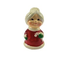 Vintage Hand Painted Mrs. Claus Holiday Christmas Figurine Made in Japan - $16.78
