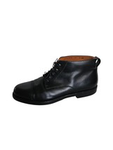 Salvatore Ferragamo Men Balck Captoe Oxford Ankle Lace Up Boots 7EE - $98.01
