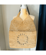 Stella McCartney Rafia Crochet Large Tote Bag, Beige Summer Designer Bag... - £590.30 GBP