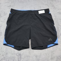 Adidas Shorts Mens L Black Supernova Pull On Active Fitness Work Out Bottoms - £17.87 GBP