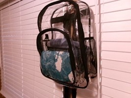 Clear Heavy Duty PVC Adult BackPack approx. 18&quot;x13&quot; - $14.21