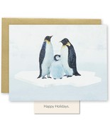 C.R. Gibson Basic Christmas Penguin Cards 15 Ct Blank Greeting Card - $14.84