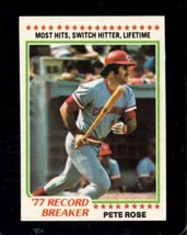 1978 Topps #5 Pete Rose Nm Reds Rb *X101535 - £7.70 GBP