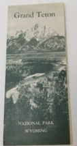 Grand Teton Brochure 1964 National Monument Wyoming Department of Interior - £14.97 GBP