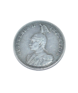 German East Africa 1901 Wilhelm II ½ Rupie Silver Coin ~ Last Year of Issue - $137.37 CAD