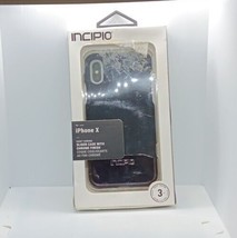 Incipio iPhone X white slider case with chrome finish case - £7.89 GBP