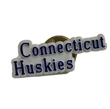University Of Connecticut Huskies UCONN Plastic Lapel Pin NCAA College Sports - £3.92 GBP