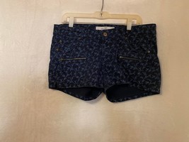 Euc H&amp;M L.O.G.G. Floral Print Zip Pocket J EAN Shorts Size 14 - £11.07 GBP