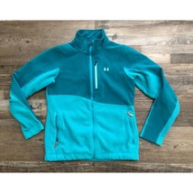 Under Armour Womens Small Two Toned Blue Full Zip Jacket - $14.87