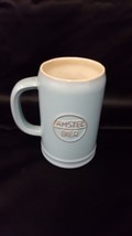 Vintage Amstel Bier Stein Beer Mug Pastel Color Blue Cup Ceramic - £14.46 GBP