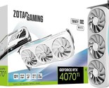 ZOTAC Gaming GeForce RTX 4070 Ti Trinity OC White Edition DLSS 3 12GB GD... - £1,202.04 GBP