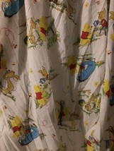 Vintage Winne the Pooh 1960s/70&#39;s baby crib sheet and pillowcase  - £13.73 GBP