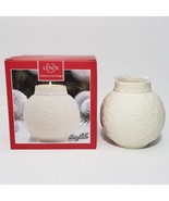 Lenox Ornamental Glow 4 3/8&quot; Snowflake Votive Porcelain Bisque Brand New - £10.11 GBP