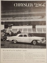 1962 Print Ad Chrysler Newport 4-Door Sedan at Horse Racing Track Jockey Sulky - £12.10 GBP