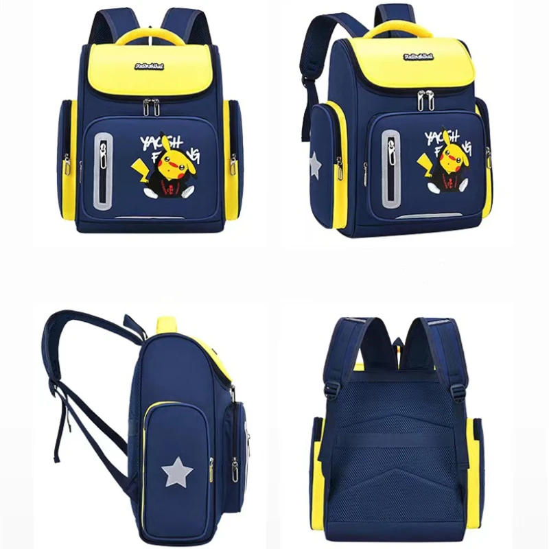 Anime Bag Pokemon Backpack  Capacity Figures Kids Bags Big Christmas Gifts - £38.36 GBP
