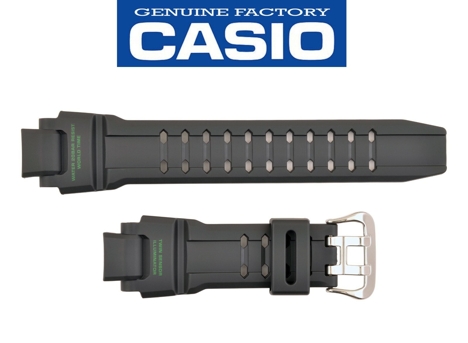 CASIO G-SHOCK Watch Band Strap GA-1100-1A3 Black Rubber - $47.95