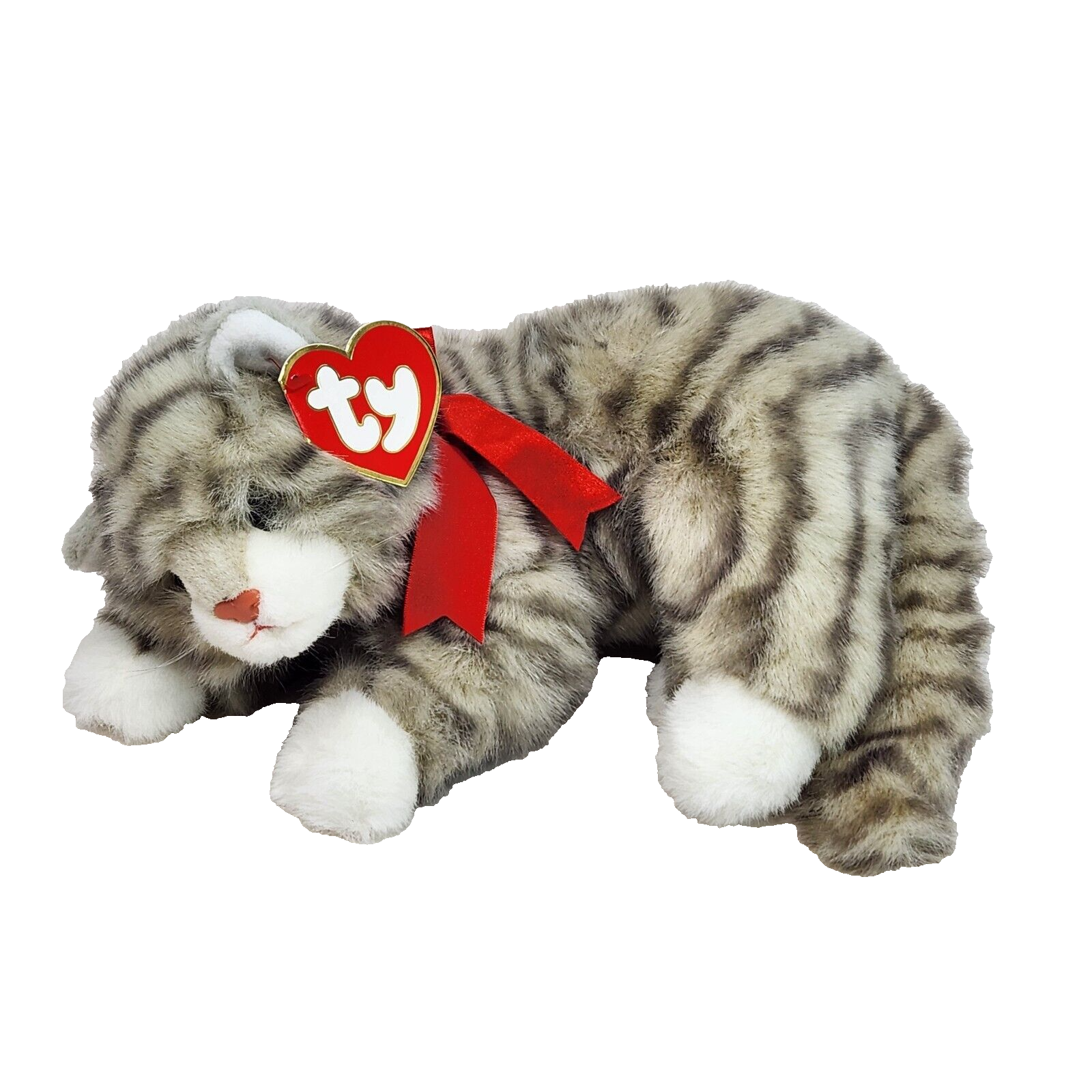 Vintage 1995 Ty Al E Kat Grey Striped Kitty and 48 similar items - Main Image