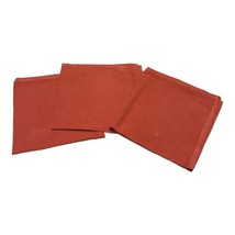 DII Burnt Orange Basic Cloth Napkins Lot Set Of 3 18.5x18 Fall Autumn Ha... - $15.19
