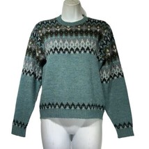 Vintage Kandahar Deluxe Gray Nordic DuPont Sweater USA - $39.59