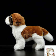 Cute St. Bernard Dog Doll Simulation Animal Plush Toy - £31.15 GBP