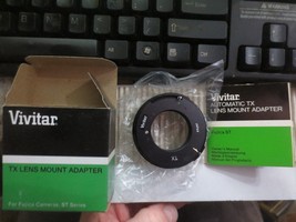 Fujica ST series Vivitar TX Lens Adapter New open box - £13.25 GBP