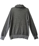 Divided Men&#39;s Sweatshirt Size M Gray Fleece High Neck Cowl Classic Long ... - £11.80 GBP