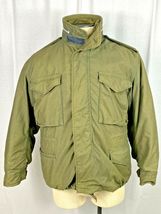 US M-65 Military Coat Man&#39;s Field With Hood WITH LINER Green M Vietnam E... - €127,52 EUR