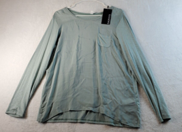 Bianca  Shirt Top Womens Size 12 Seafoam Green Knit Long Sleeve Round Neck NWT - £11.53 GBP