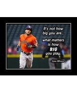 Inspirational Jose Altuve Baseball Poster, Unique Motivation Photo Quote... - £15.71 GBP+
