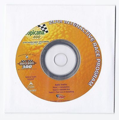2001 Tropicana 400 Interactive Race Program - $9.98