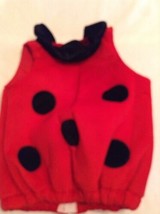 infants ladybug costume up to 24 mo Fun Worldbaby red no accessories - £11.24 GBP