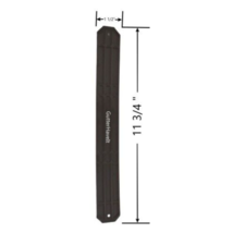 Package of 4 - Aluminum Downspout Strap – 3” x 4” Inch Brown - $171.05 MXN