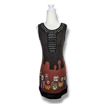 Aryeh Shift Dress Womens Small Russian Matryoshka Stacking Dolls St. Pet... - £21.40 GBP