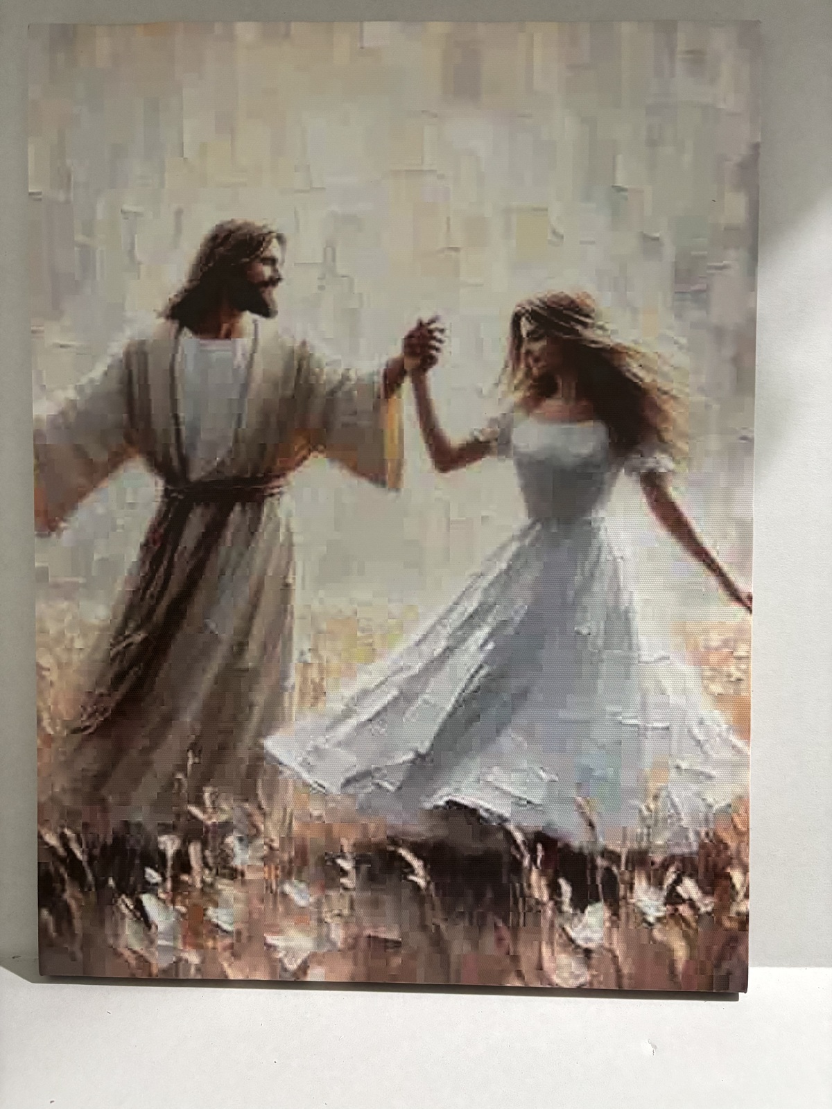 Jesus Dancing With Woman - $18.00