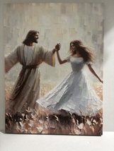 Jesus Dancing With Woman - $342.65 MXN