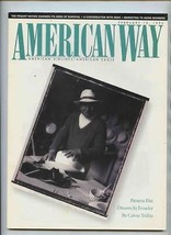 American Way Magazine American Airlines Feb 15, 1995 Panama Hat Calvin T... - $17.81