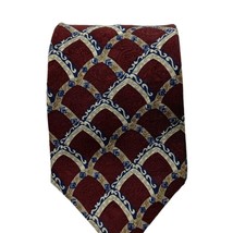 Claiborne Burgundy Silk Tie Necktie Mens - $8.00