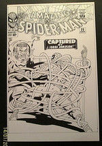 STEVE DITKO:(AMAZING SPIDER-MAN # 25) ORIG,RECREATION ART COVER (CLASSIC) - $593.99