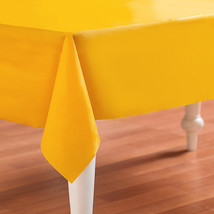 Creative Expressions Plastic Tablecover 54&quot; x 108&quot;-School Bus Yellow - £26.73 GBP