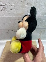 Vintage Walt Disney Mickey Mouse Plush Small Sitting Mickey Red Pants - £7.65 GBP