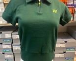 YONEX 23SS Women&#39;s Crop Collar Tennis T-Shirts Green [85/US:XXS] NWT 235... - $47.61