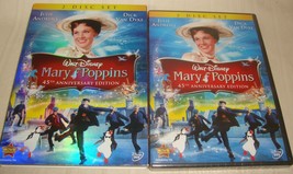 NEW SEALED Disney&#39;s Mary Poppins 45th Anniversary Special Ed w Sleeve - 2 Discs - £6.19 GBP