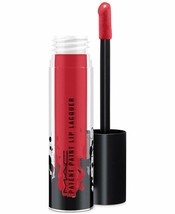 MAC Patent Paint Lip Lacquer Lip Gloss SLICK FLICK 593 Earthy Red Full S... - $16.50