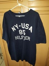 Tommy Hilfiger Men&#39;s Navy NY - USA T-Shirt XXL - £16.51 GBP