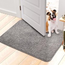 Walensee Indoor Doormat, Front Door Mat for Entrance (36&quot;x59&quot; Light Grey) Machin - £33.61 GBP