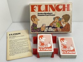 Flinch Famous Card Game Parker Brothers Vintage 1976 Used Great Game - £9.52 GBP